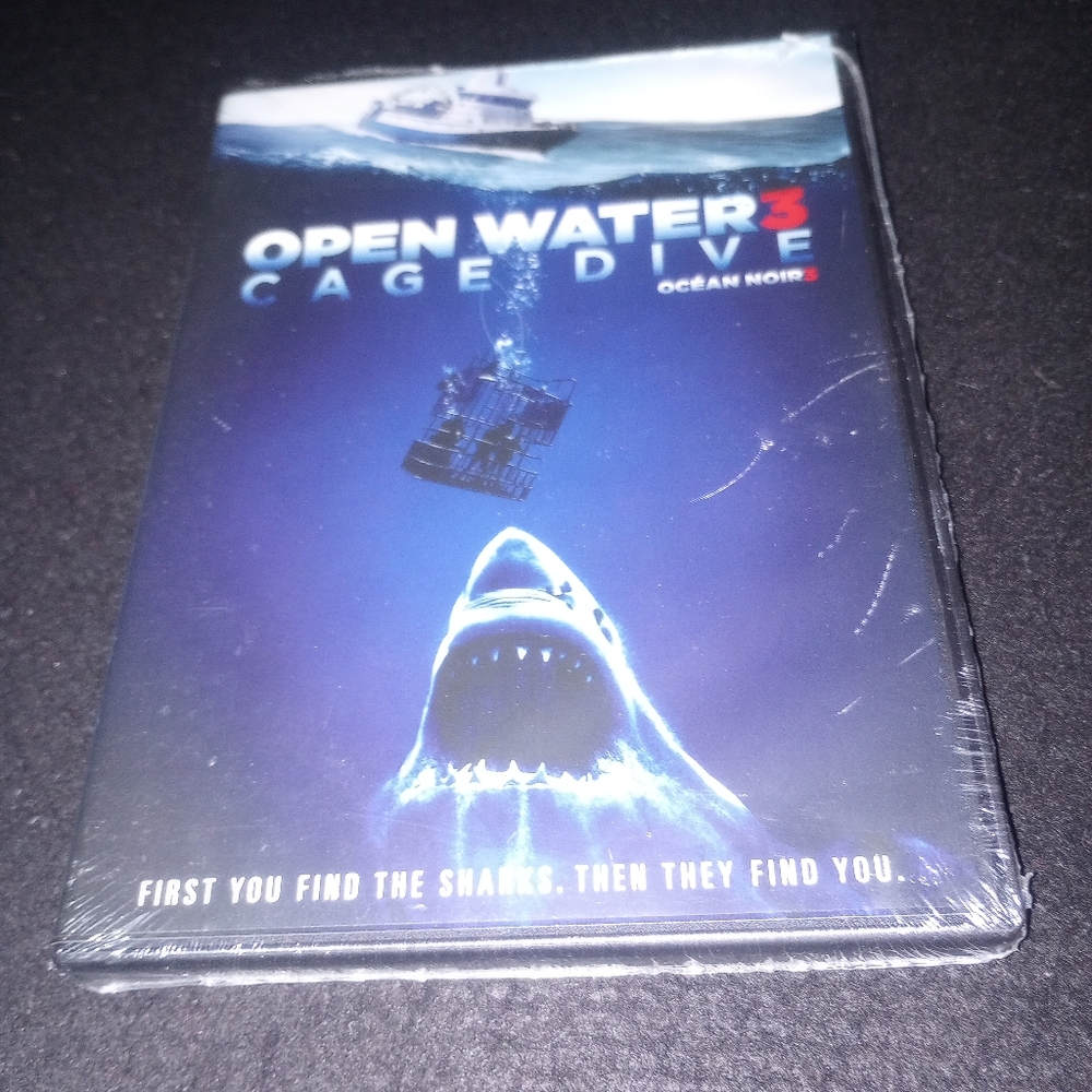Open Water 3: Cage Dive DVD Brand New— Blue Shark Cover